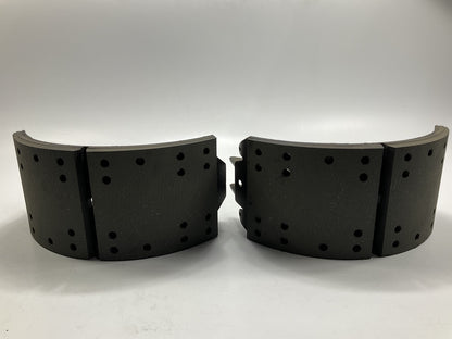 (2) RELINED Haldex GN4709ESR Drum Brake Shoe For Eaton ''ES'' 16-1/2'' X 7'', 20K