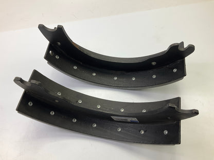 (2) Haldex GR1443ER # 1443E Relined Brake Shoes 15''x4'' Eaton ''ES'',  20,000 Lbs.