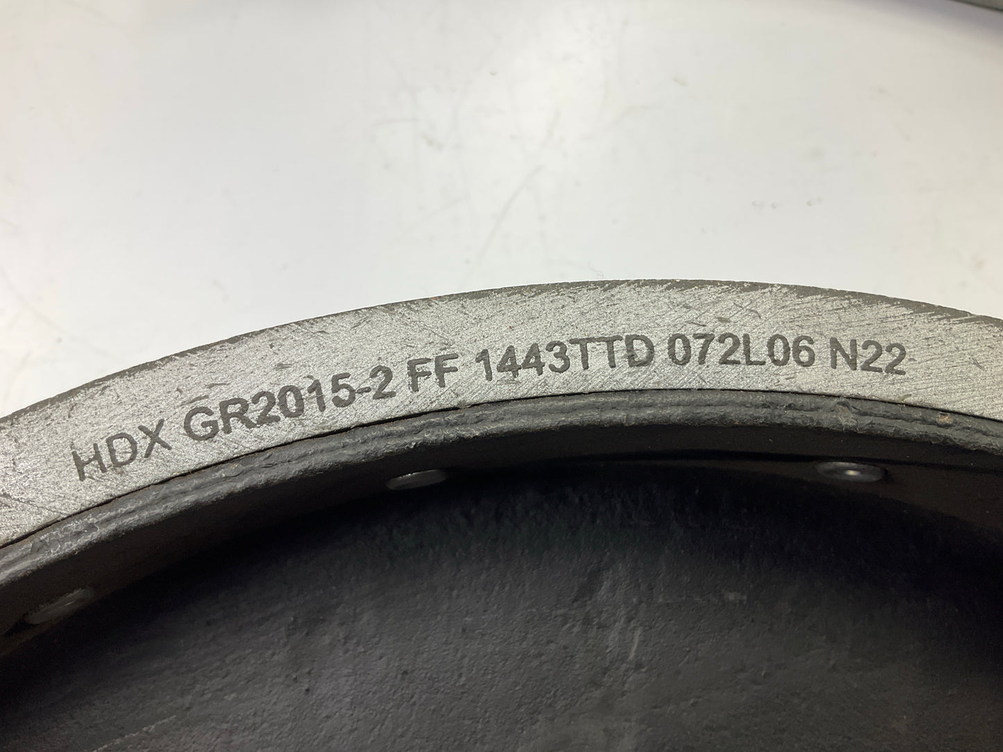 (2) Haldex GR1443ER # 1443E Relined Brake Shoes 15''x4'' Eaton ''ES'',  20,000 Lbs.