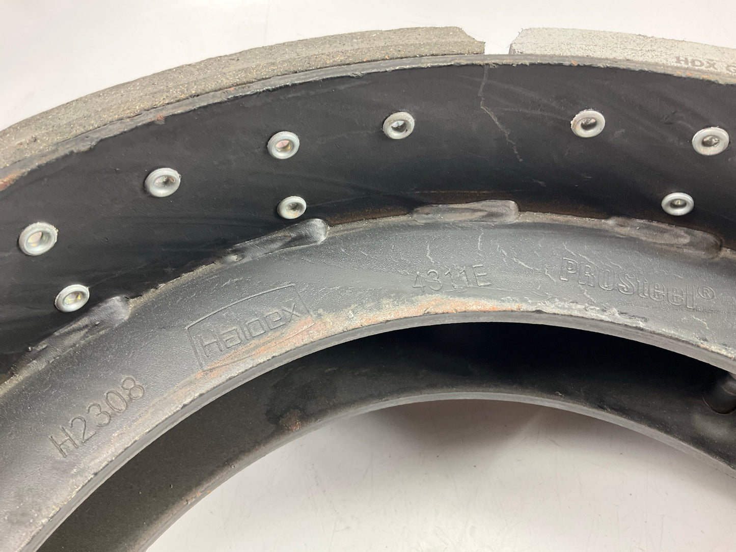 (2) Haldex GR4311ER Relined 16-1/2''x7'' Brake Shoe 16-1/2'' Eaton 4311E Low Mount