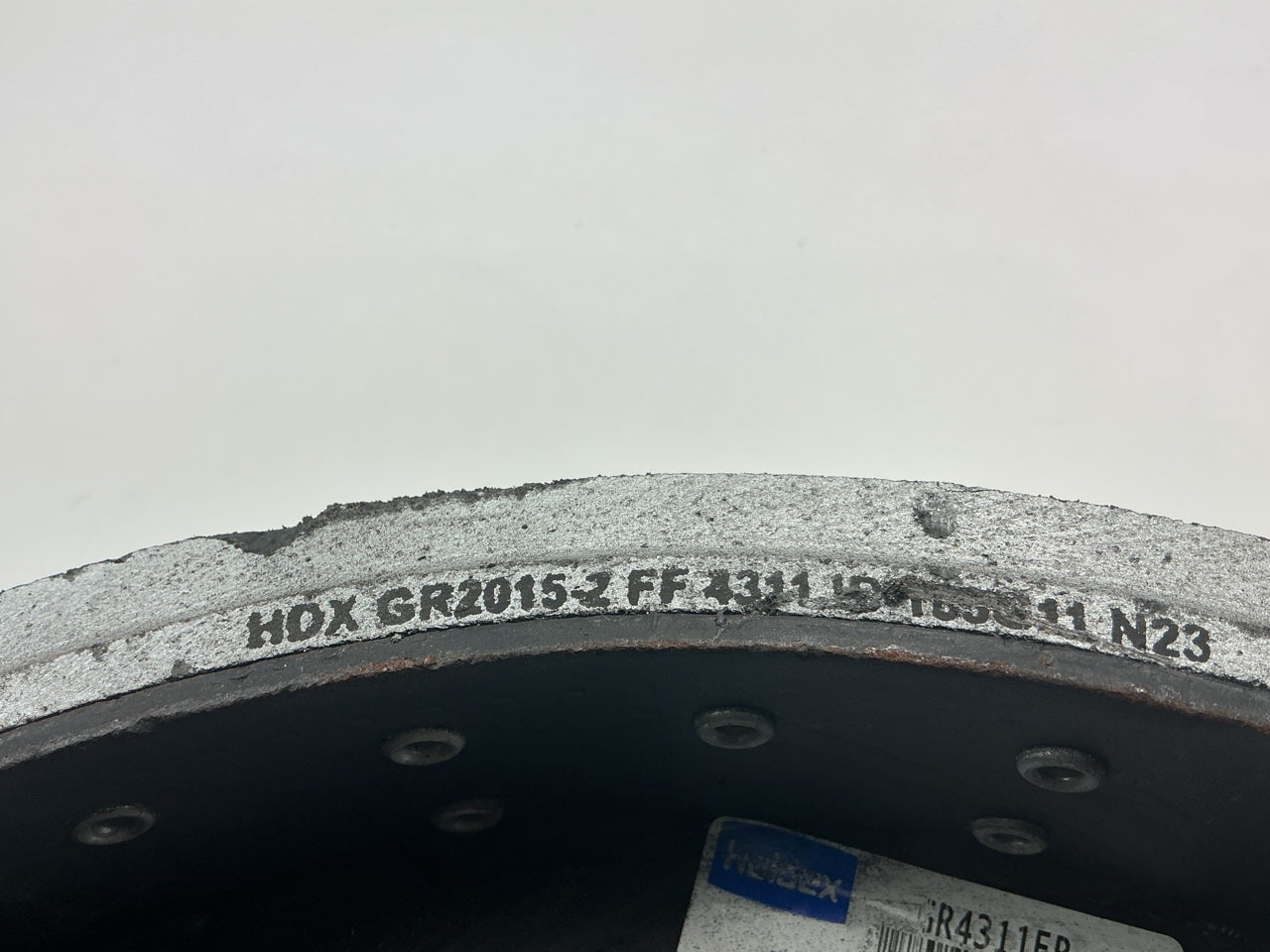 Haldex GR4311ER Relined 16-1/2'' X 7'' Brake Shoe - 16-1/2'' Eaton 4311E Low Mount