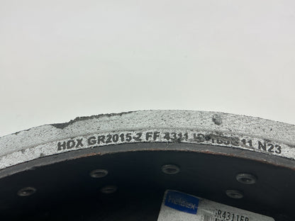 Haldex GR4311ER Relined 16-1/2'' X 7'' Brake Shoe - 16-1/2'' Eaton 4311E Low Mount
