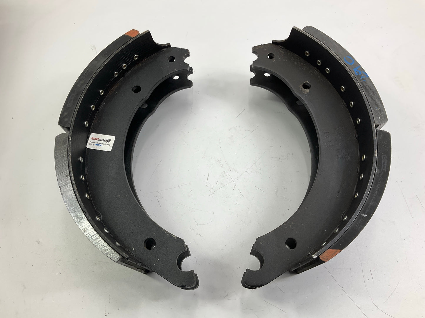 Relined Haldex GR4514QG Brake Shoes Kit 23,000 Lbs 16-1/2'' Meritor ''Q'' 4514