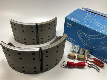 Relined Haldex GR4515QG Brake Shoes 16-1/2''x7'', 4515Q, 20000 Lbs (20K Lbs)