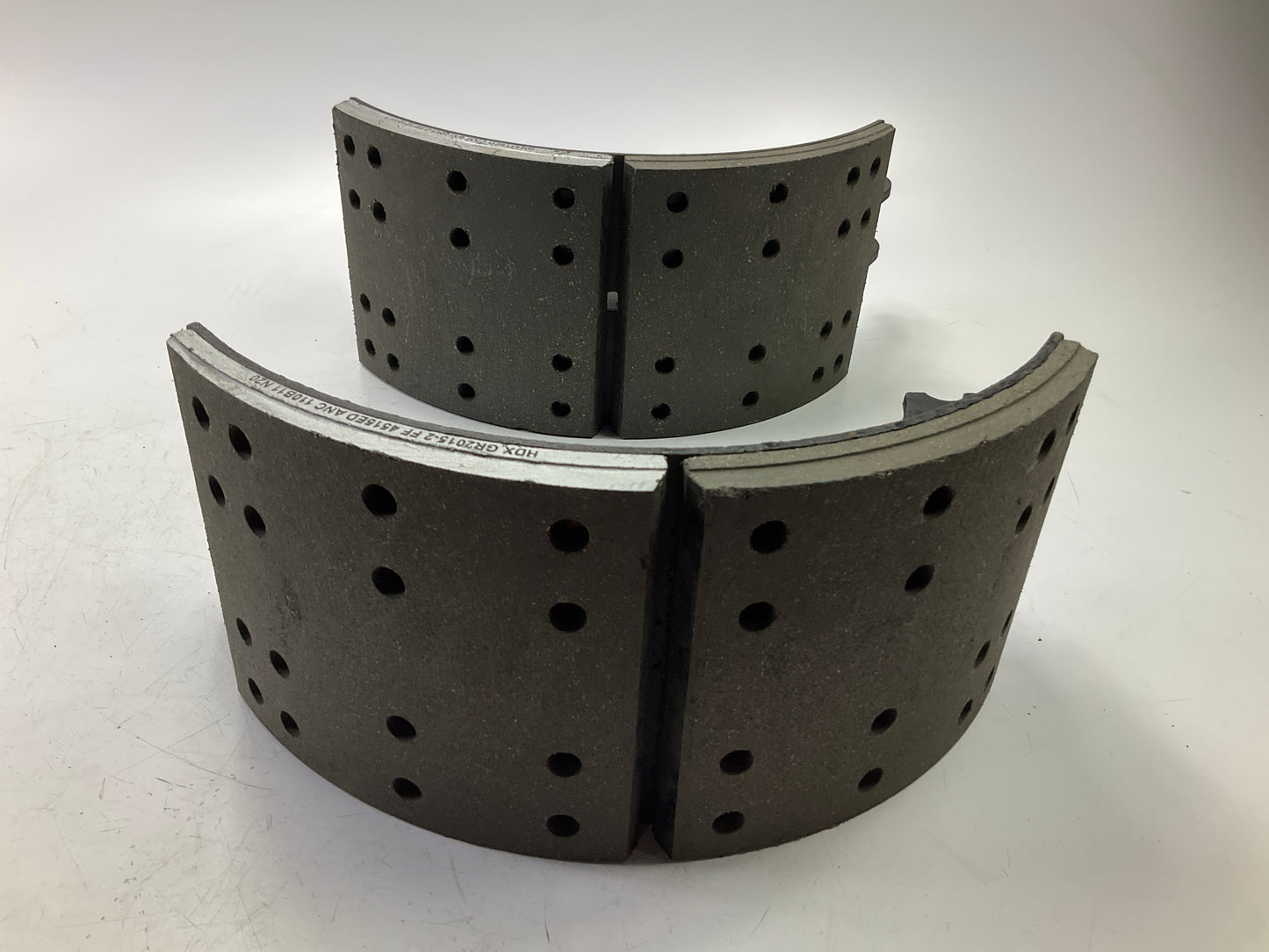 (2) RELINED Haldex GR4515QR Drum Brake Shoe For 16-1/2'' X 7'' Meritor ''Q'' - 20K