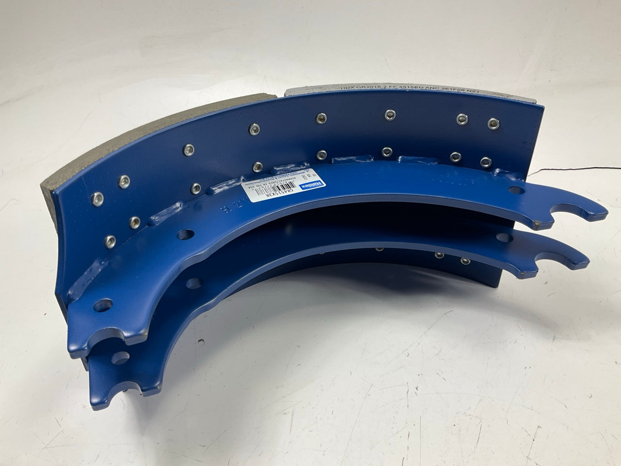 Relined Haldex GR4515X3G Brake Shoe Kit For 16-1/2''x7'' Fruehauf ''XEM3'', 20K Lbs