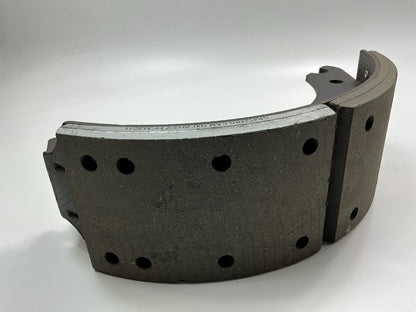 Relined Haldex GR4524QG #4524 Brake Shoes 16-1/2'' X 5, 23k Lbs 16.5'' Meritor ''Q''
