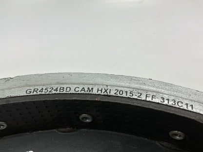 Relined Haldex GR4524QG #4524 Brake Shoes 16-1/2'' X 5, 23k Lbs 16.5'' Meritor ''Q''