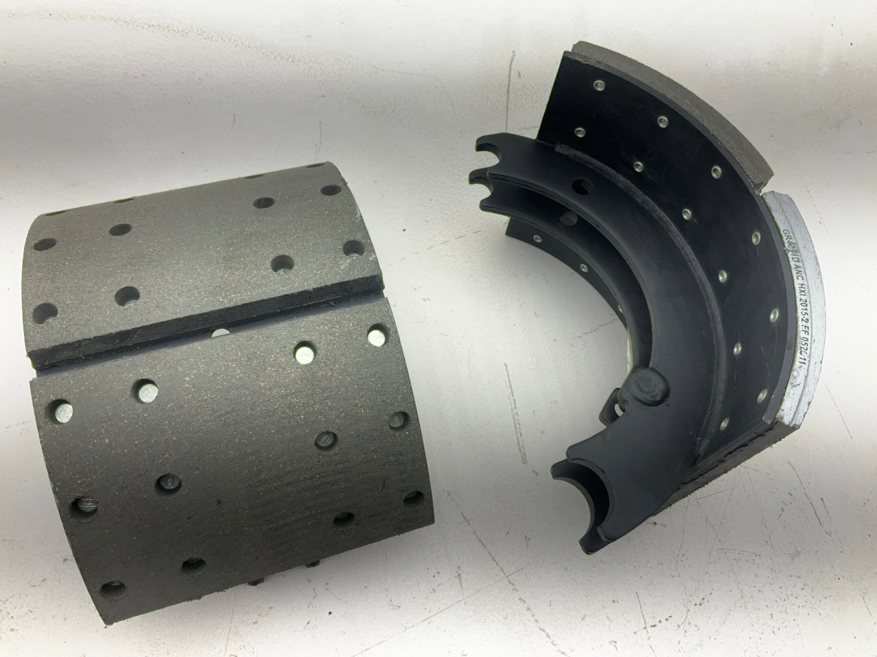 Relined Haldex GR4591EG Brake Shoes 12-1/4''x7-1/2'' Eaton FTL And SA, 23000 LBS