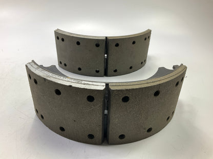 (2) RELINED Haldex GR4703QR Drum Brake Shoes For 15'' X 5'' Meritor ''Q'' Plus, 20K