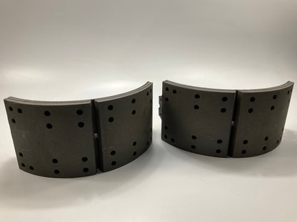 (2) Relined Haldex GR4707QR Rear Brake Shoes 16-1/2''x7'', 20000 (20K) Lbs, 4707Q