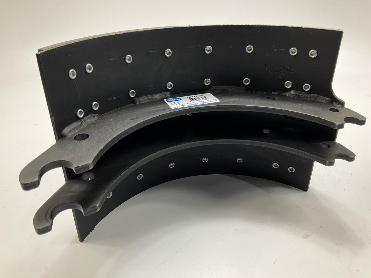 Relined Haldex GR4710QG Rear Brake Shoes 4710Q, 15''x8-5/8'', 20000 Lbs (20K Lbs)