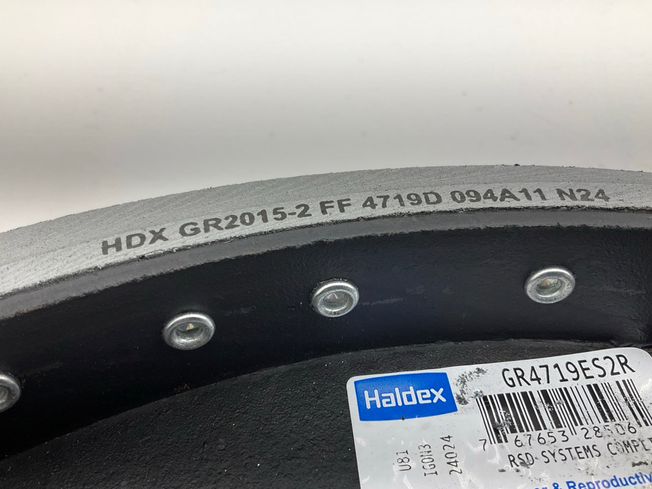 RELINED Haldex GR4719ES2G Drum Brake Shoes For Eaton 16-1/2'' X 5'' ESII, 20K