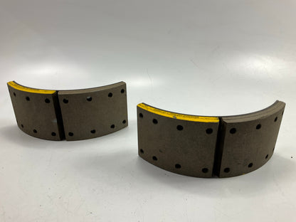(2) HALDEX GW4528LWR Brake Shoe 15'' Lucas Girling #4528 Ford Wedge 20k Lb Brake