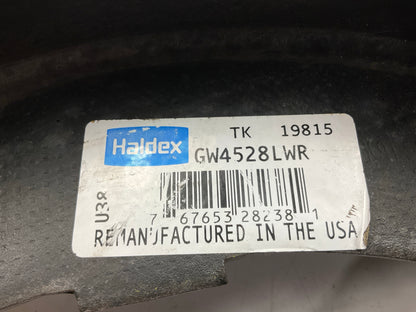 (2) HALDEX GW4528LWR Brake Shoe 15'' Lucas Girling #4528 Ford Wedge 20k Lb Brake
