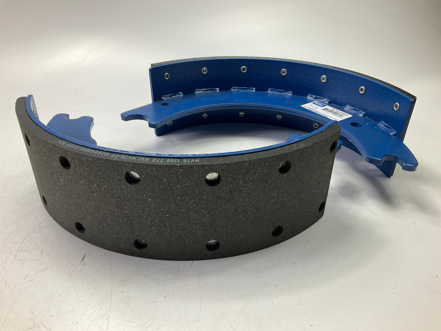 RELINED Haldex HV761308EJ Drum Brake Shoes 15''x4'', Meritor ''Q'' Early Style, 12K