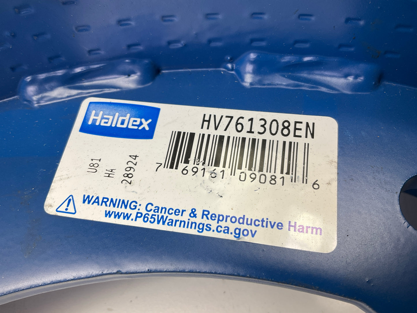RELINED Haldex HV761308EJ Drum Brake Shoes 15''x4'', Meritor ''Q'' Early Style, 12K