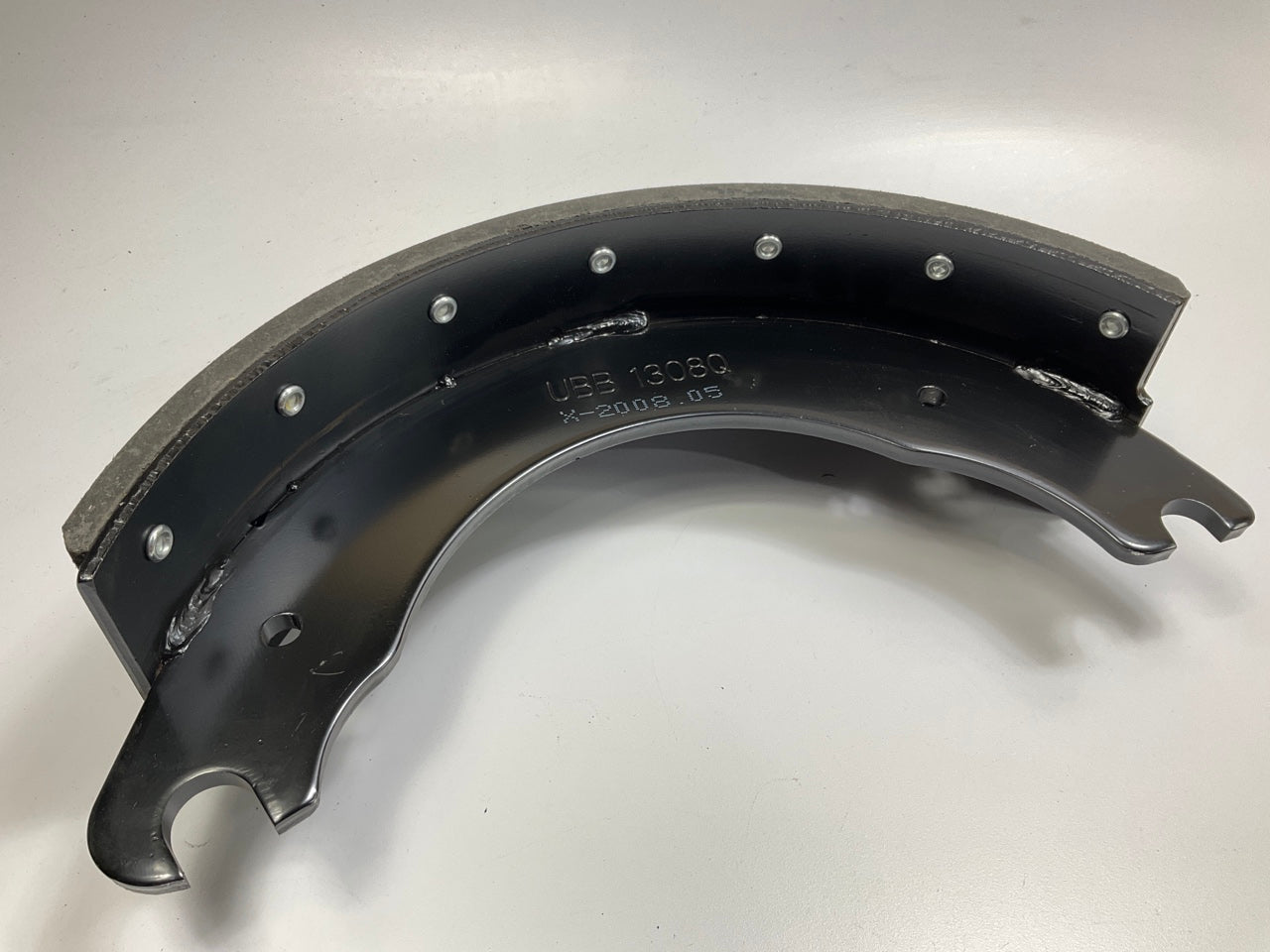 RELINED. Haldex HV761308Q2G Rear Brake Shoes 15''X4'', 1308Q, 12,000 Lbs (12K Lbs)