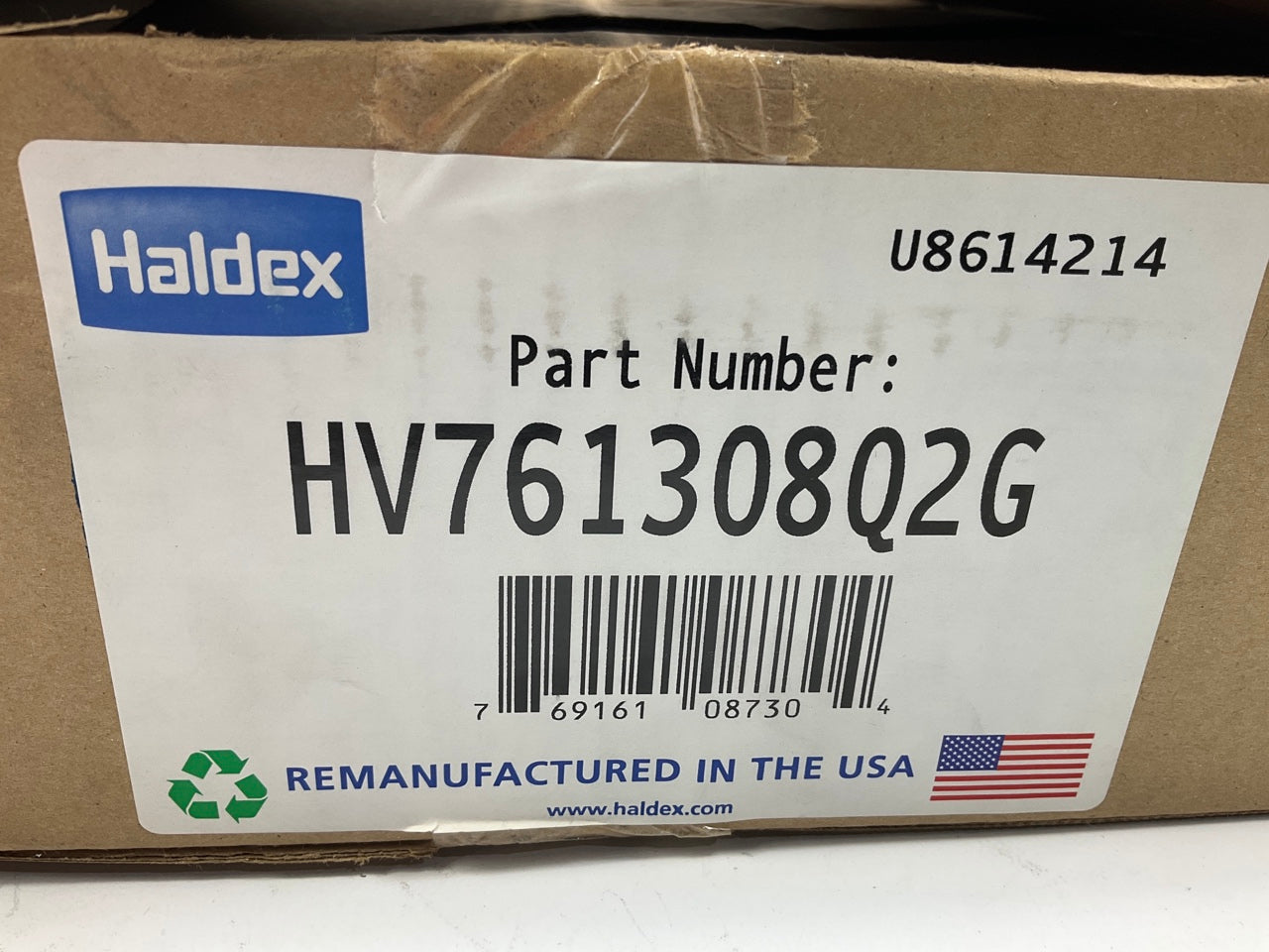 RELINED. Haldex HV761308Q2G Rear Brake Shoes 15''X4'', 1308Q, 12,000 Lbs (12K Lbs)