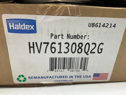 RELINED. Haldex HV761308Q2G Rear Brake Shoes 15''X4'', 1308Q, 12,000 Lbs (12K Lbs)