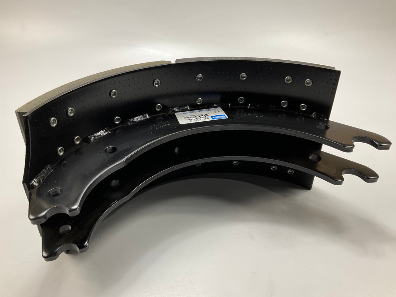NEW Haldex HV774515QJ Rear Brake Shoes - 16-1/2''x7'', 4515Q, 20,000 Lbs (20K Lbs)
