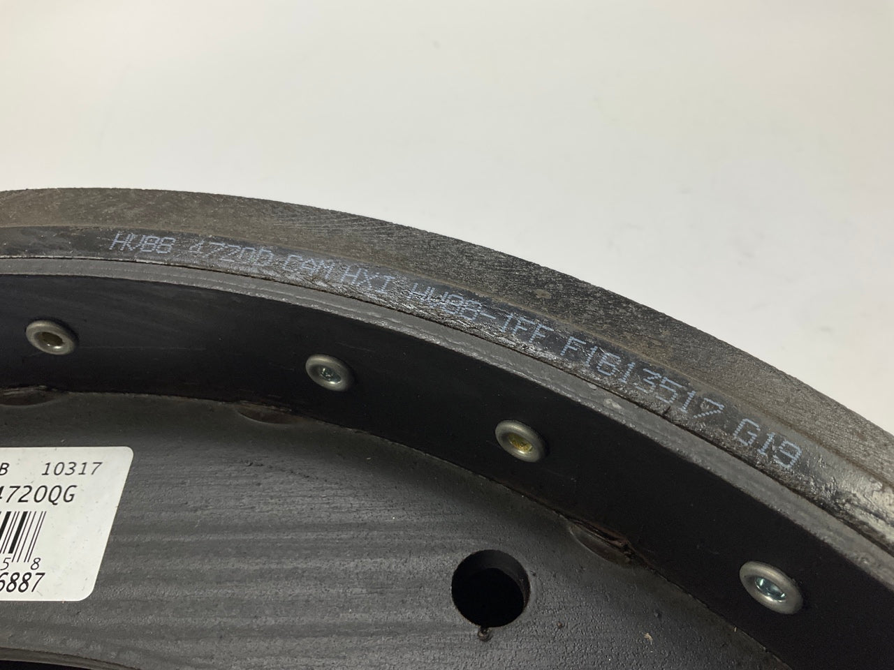RELINED Haldex HV884720QG Brake Shoes 16-1/2''x5'', 4720Q, 23,000 Lbs (23K Lbs)