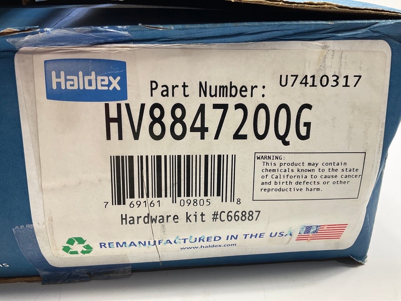 RELINED Haldex HV884720QG Brake Shoes 16-1/2''x5'', 4720Q, 23,000 Lbs (23K Lbs)