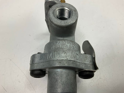 Haldex KN20011 Dash Push-Pull Valve, 0 PSI Pop-Off, 1/4'' NPT Ports