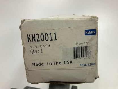 Haldex KN20011 Dash Push-Pull Valve, 0 PSI Pop-Off, 1/4'' NPT Ports
