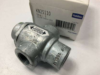 Haldex KN25110 Shuttle Type Two-Way Check Valve, 3/8'' Female NPT