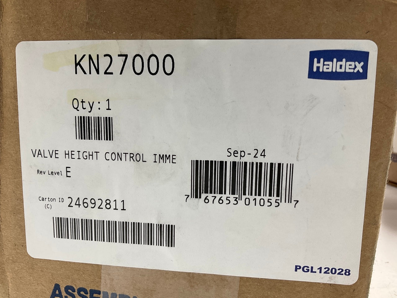 Haldex KN27000 Height Leveling Control Air Valve Kit Replaces Meritor R3013222