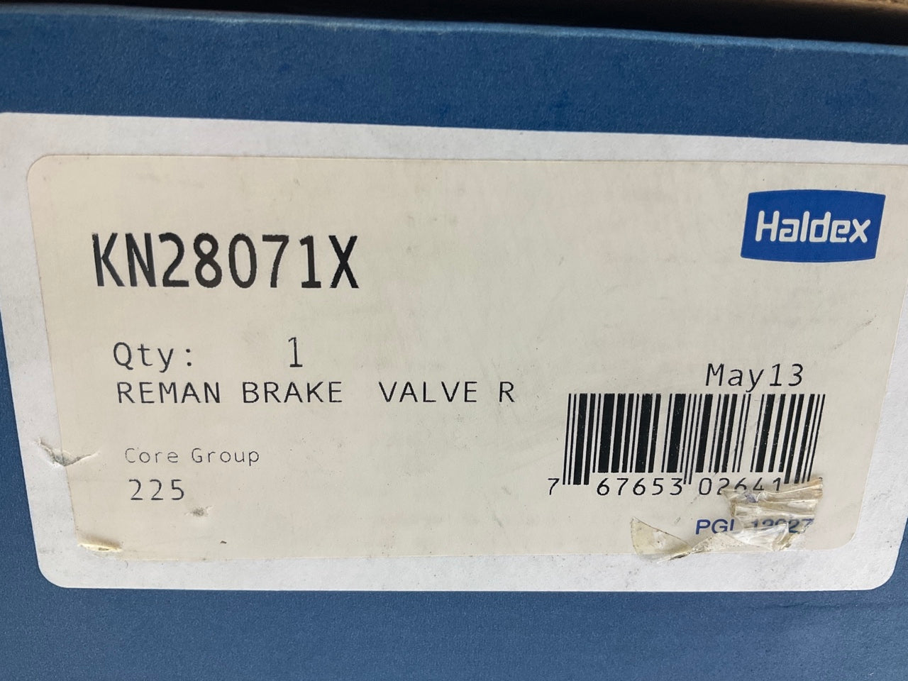 Haldex KN28071X Air Brake Relay Valve KN28071
