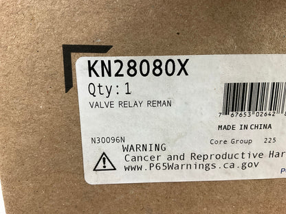 REMAN. Haldex KN28080X Brake Relay Valve, 4 Delivery Port (3/8'') 7 PSI Crack