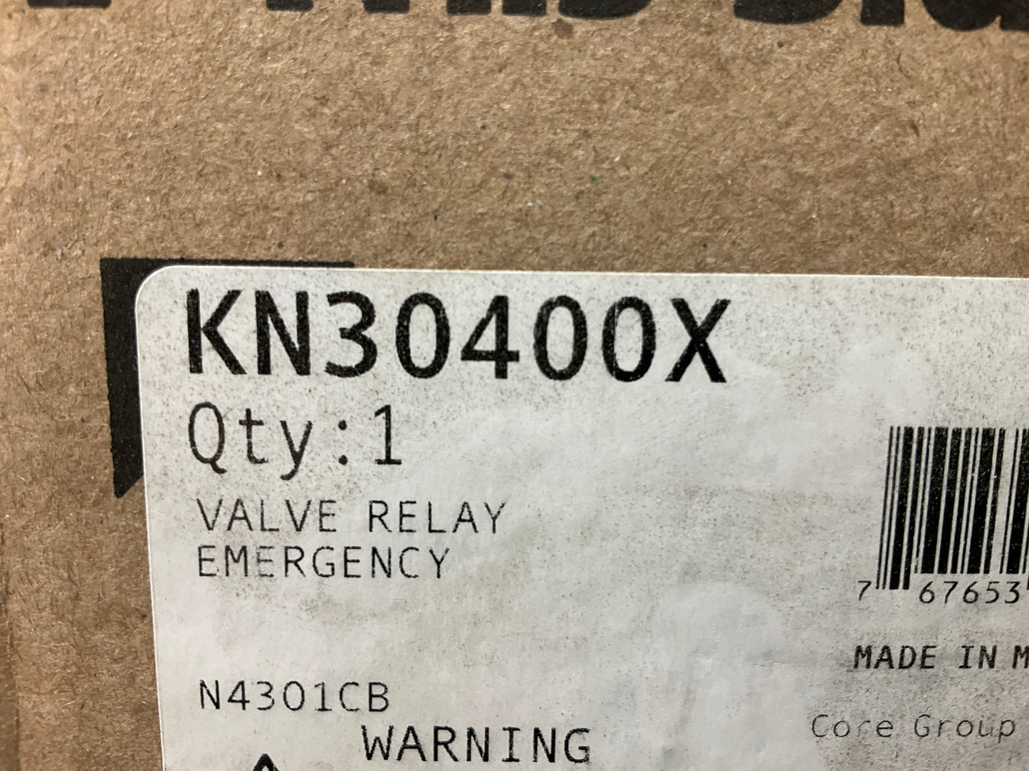 Haldex KN30400X Reman Air Brake Relay Valve N4301CB