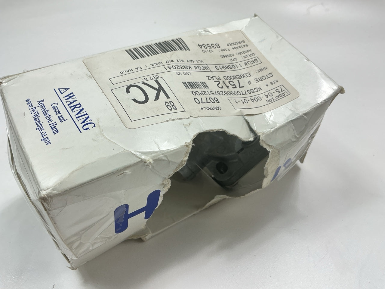 Haldex KN32041 1/4'' Quick Release Valve With Two-Way Check