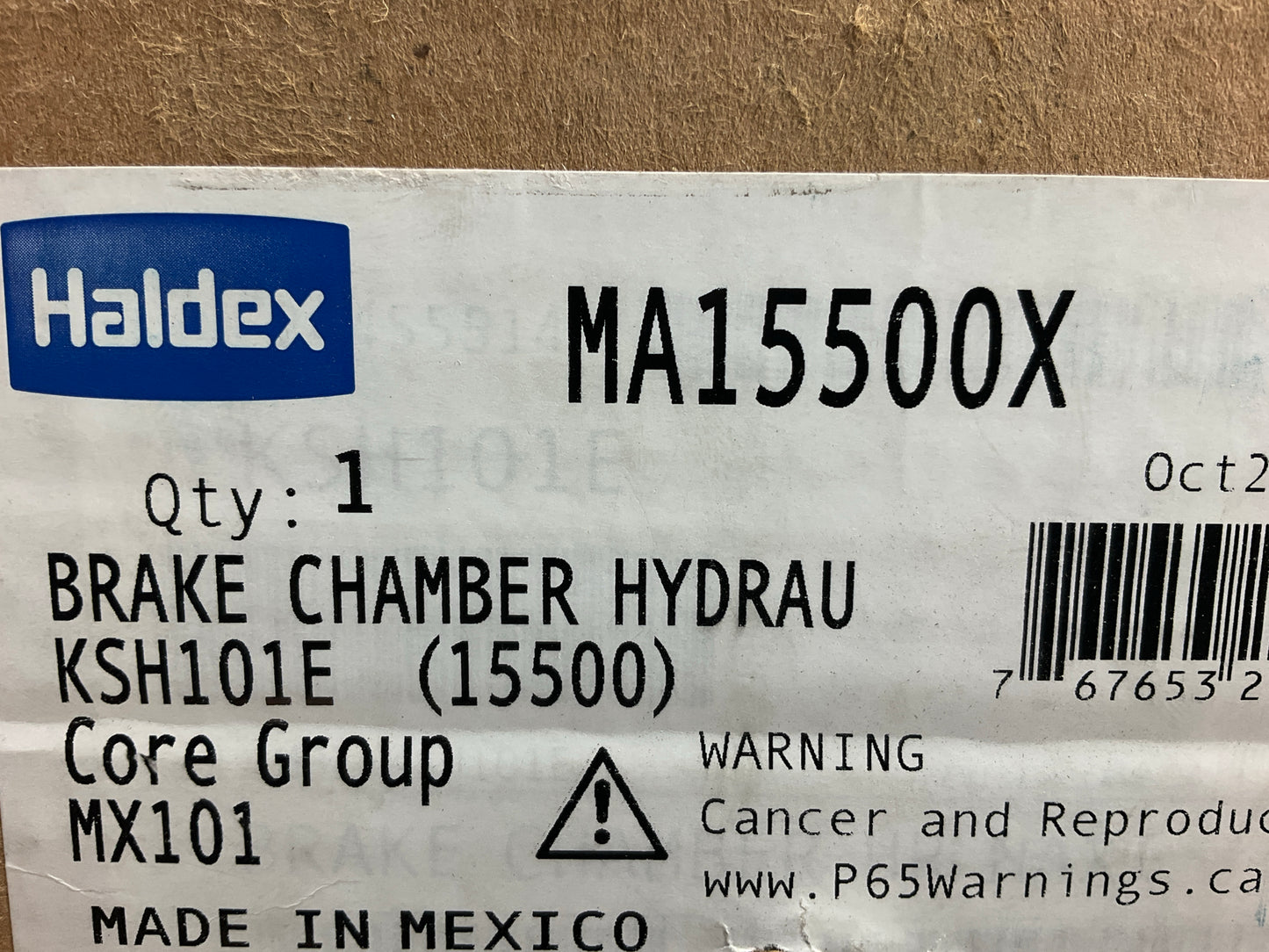Reman Haldex MA15500X MAXIBRAKE H-Series Hydraulic Spring Parking Brake KSH101E