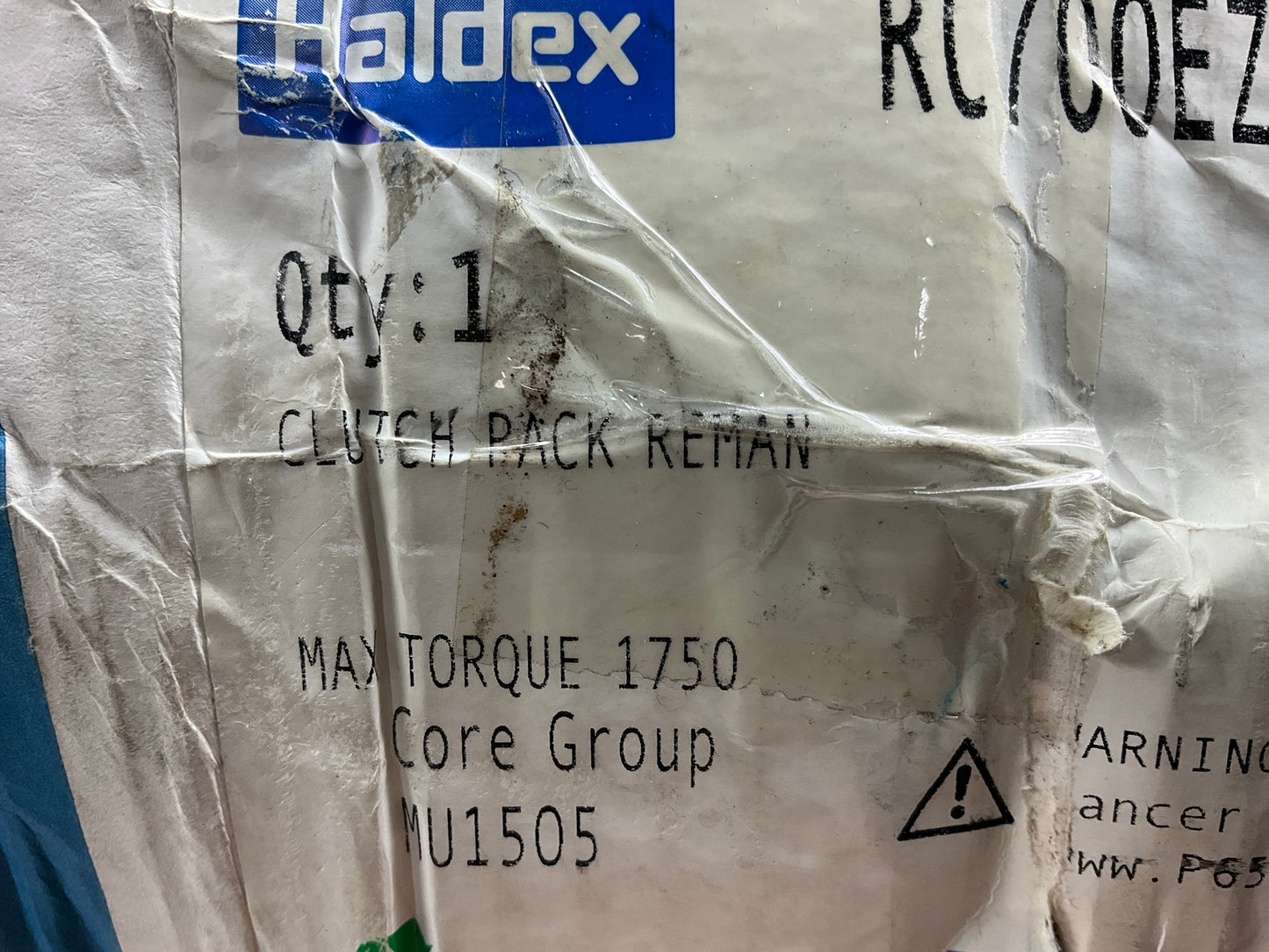 SURFACE RUST, Reman Haldex RC044STDCX 14'' Spicer Type Stamped Steel Clutch Pack