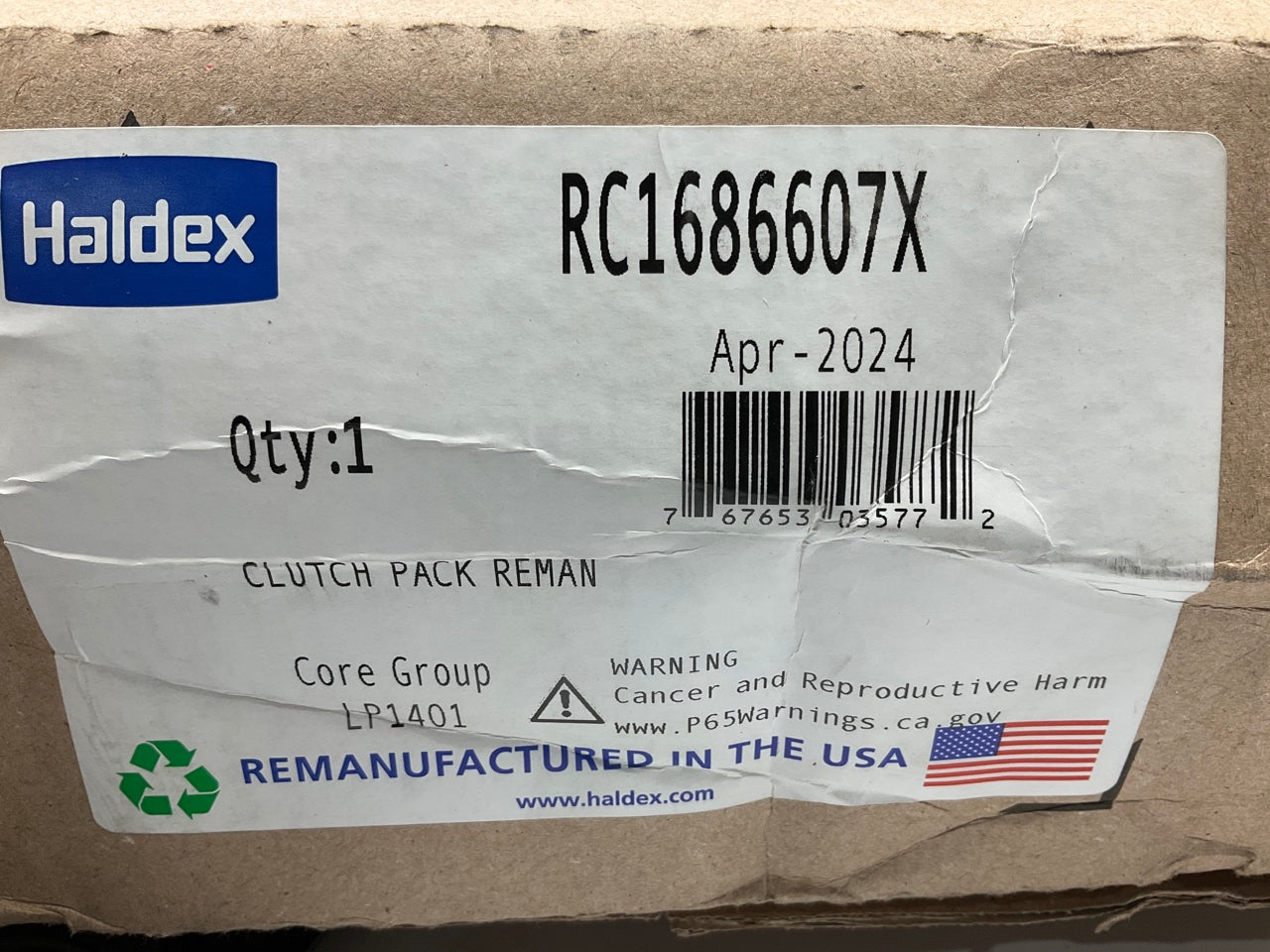 Haldex RC1686607 Transmission Clutch Kit 14'' Dia, 1.5'' Input Shaft, 10-Tooth