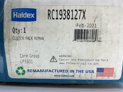 Reman Hadlex RC1938127X 13'' Lipe Clutch Pack, 1.38''-10 Spline, For Dodge / Ford