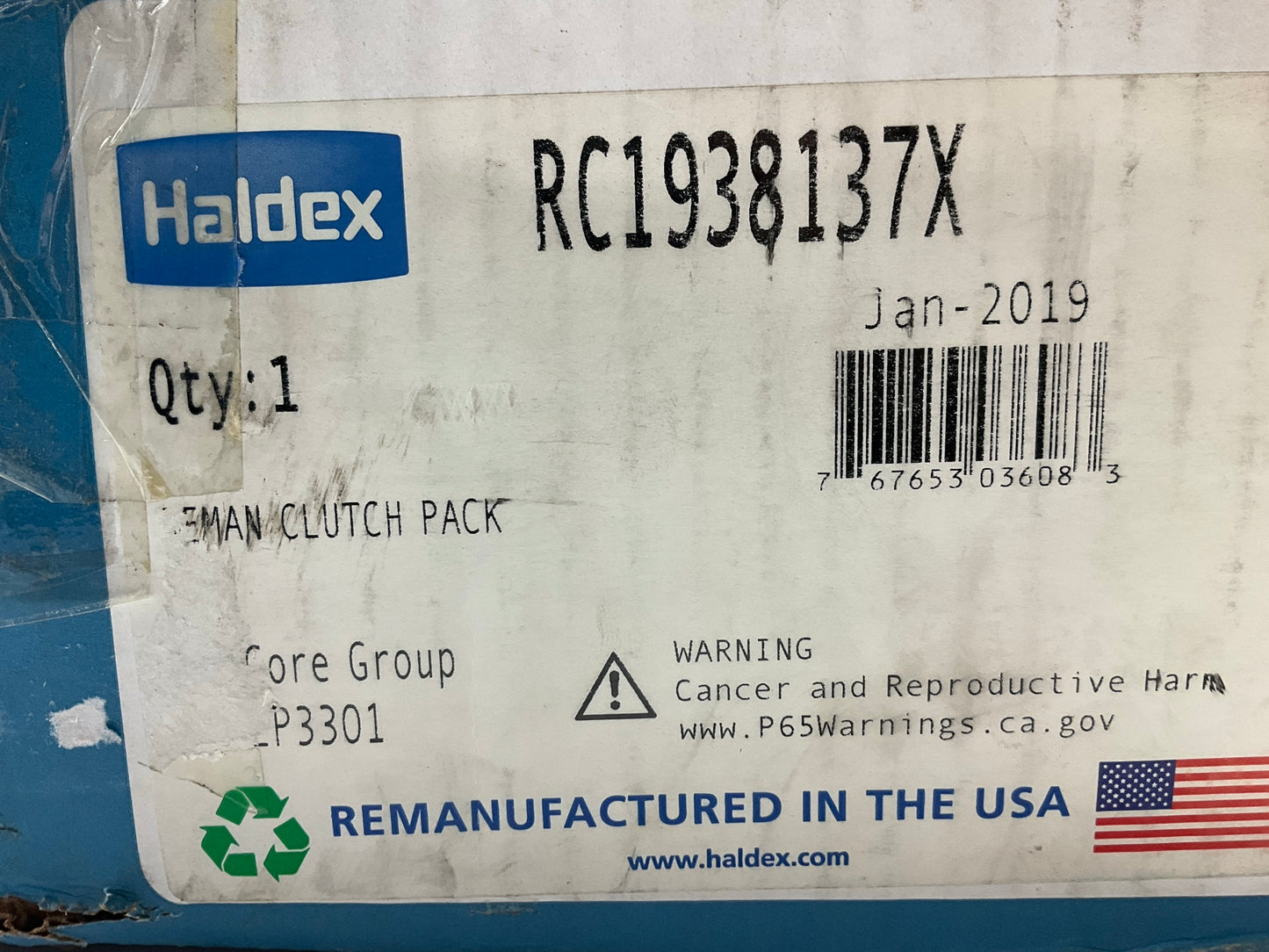 REMAN. Haldex RC1938137X 13'' Lipe Clutch Pack, 1.5''-10 Spline - Chevy GMC Truck