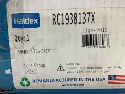REMAN. Haldex RC1938137X 13'' Lipe Clutch Pack, 1.5''-10 Spline - Chevy GMC Truck