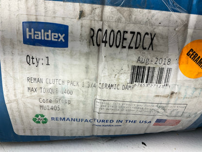 REMAN. Haldex RC400EZDCX 14'' Spicer Clutch Pack, 1.75''-10 Spline, 2.937'' Recess