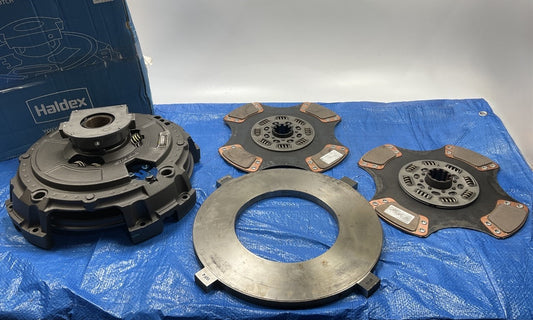 REMAN. Haldex RC597DCX Clutch Kit 15-1/2 Spicer Two Plate (Cast)  2'' (10 Spline)