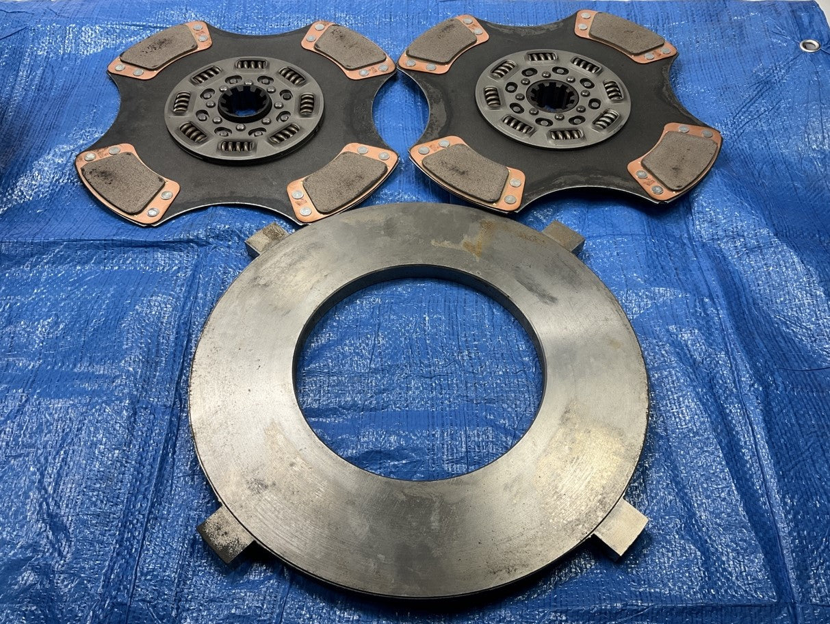 REMAN. Haldex RC597DCX Clutch Kit 15-1/2 Spicer Two Plate (Cast)  2'' (10 Spline)