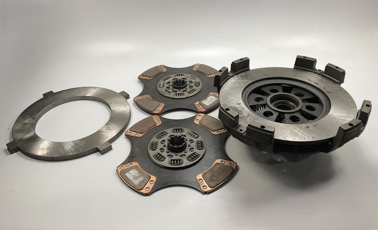 REMAN. Haldex RC597EZDCX Clutch Kit 15-1/2''x2'' Spicer E-Z Pedal Two Plate