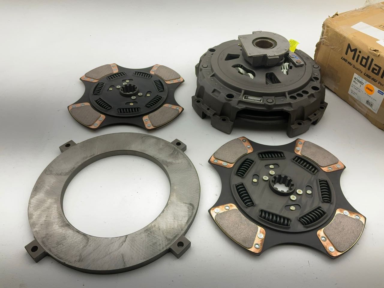 Haldex RC700EZX Clutch Kit 15-1/2'' Spicer Type, 2.0''-10 Spline, For Cummins N-14