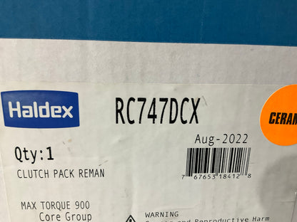 REMAN. Haldex RC747DCX 14'' Spicer Type Stamped Steel Clutch Pack 1.75''-10 Spline