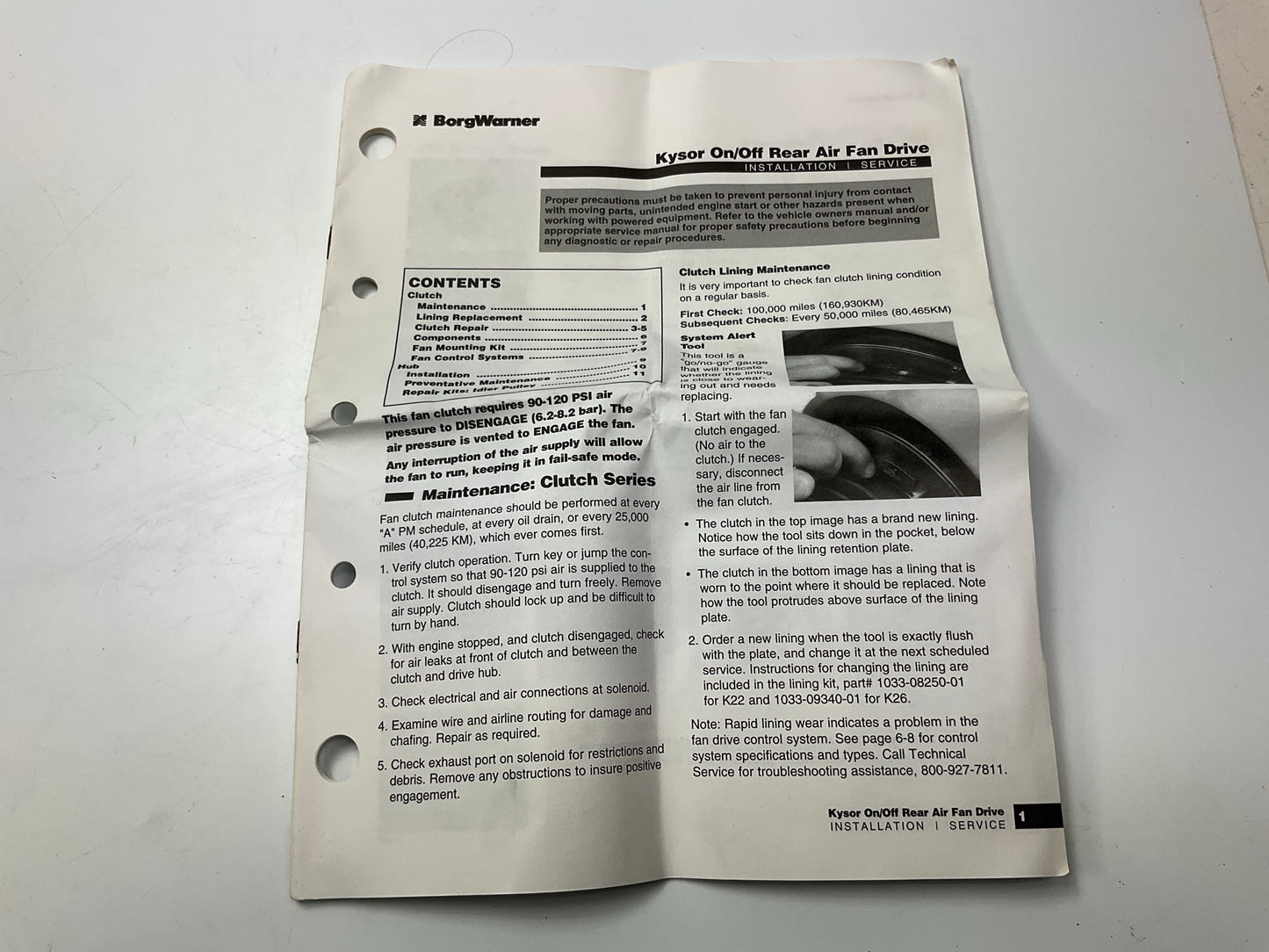 Haldex RF8500KSK Kysor Fan Clutch Seal Kit - K-22, K-26, K-30 & K-32