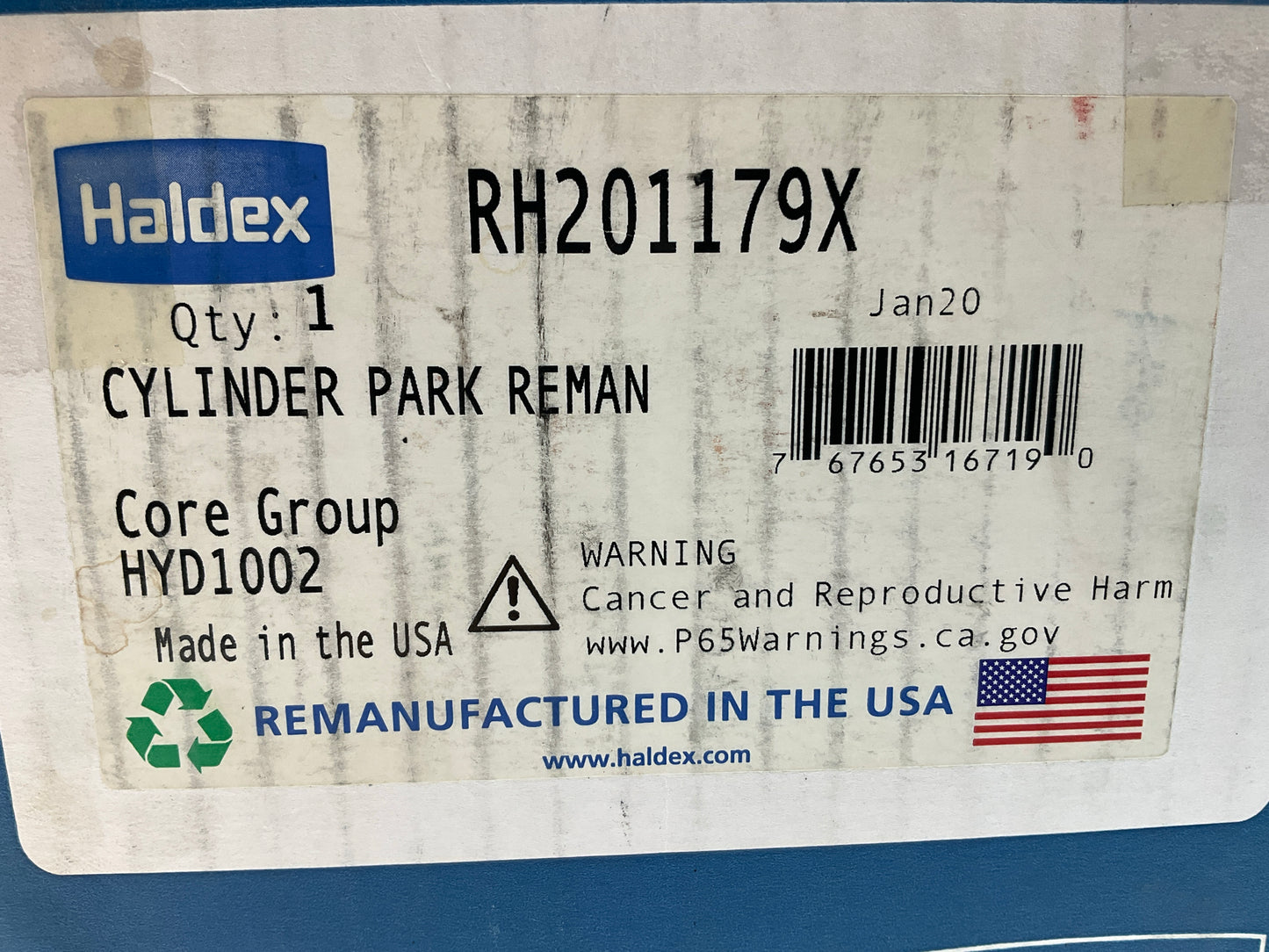 Reman. Haldex RH201179X Lucas Left Park Brake Wheel Cylinder Expander 1.750''