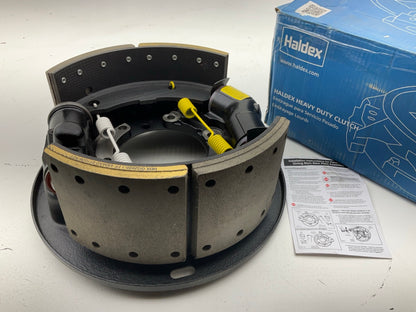 Reman Haldex RH202261X 17-1/2'' Backplate Lucas Girling, 6'' Brake Shoes, Right